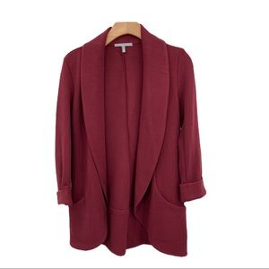 Tart Collections Burgundy Melanie Work Blazer